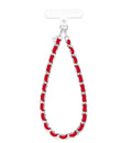 Red Leather Phone Charm