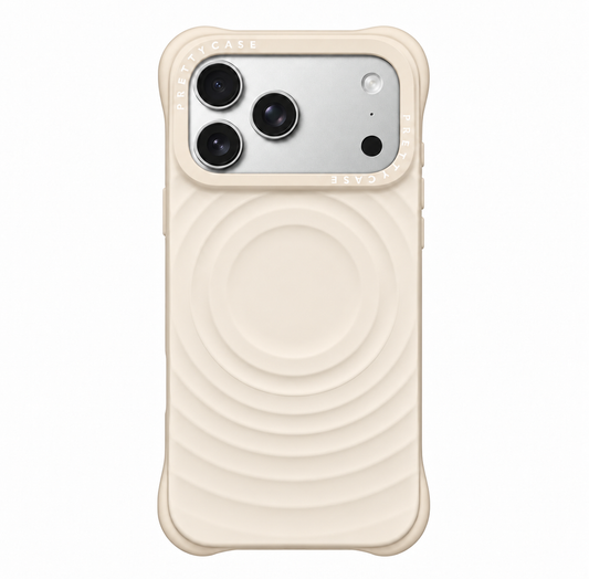 Cream Ripple MagSafe Case