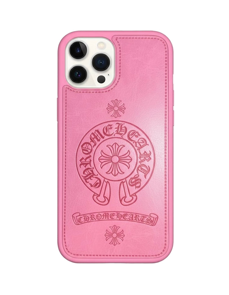 Leather Hearts iPhone Case